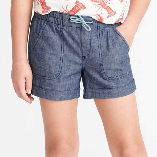 oldnavy.com, Old Navy Chambray Cuffed Pull-On Shorts