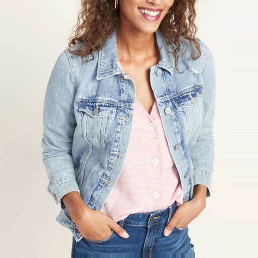 oldnavy.com, Old Navy Distressed Jean Jacket