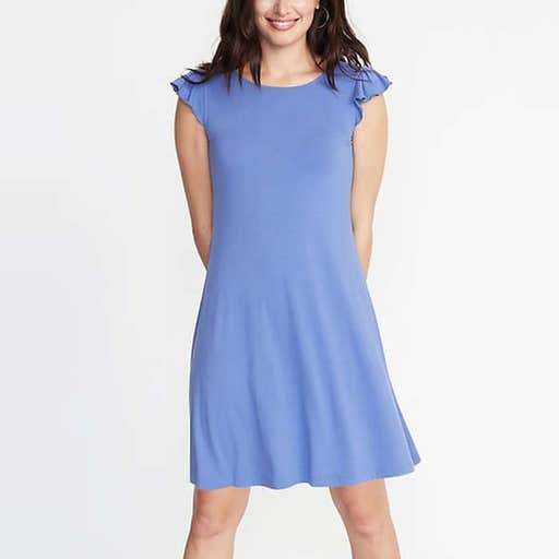 oldnavy.com, Old Navy Flutter-Sleeve Jersey Swing Dress
