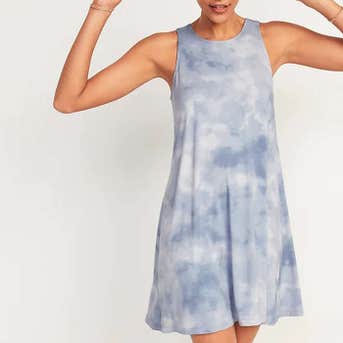 Old Navy Jersey-Knit Sleeveless Swing Dress