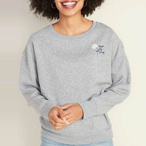 oldnavy.com, Old Navy Loose Crew-Neck Sweatshirt