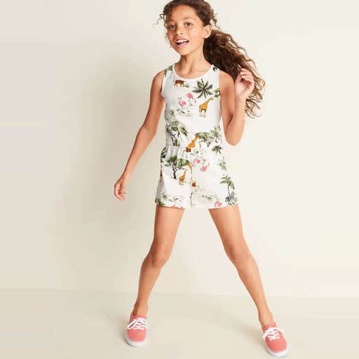 oldnavy.com, Old Navy Printed Jersey Racerback Romper