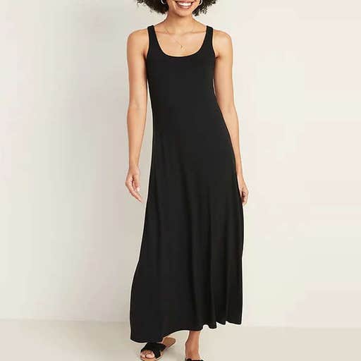 oldnavy.com, Old Navy Scoop-Neck Fit & Flare Maxi Dress