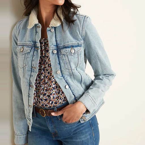 oldnavy.com, Old Navy Sherpa-Lined Jean Jacket