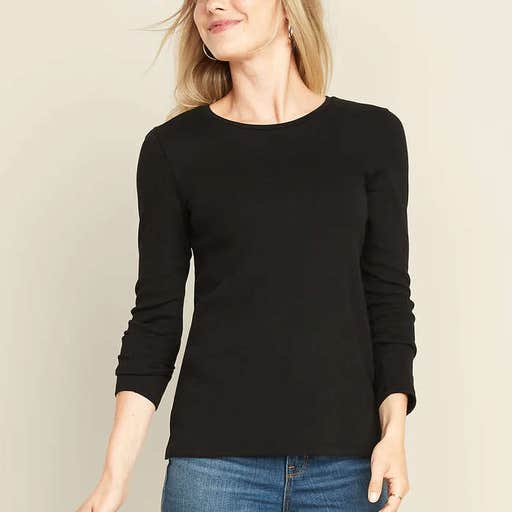 oldnavy.com, Old Navy Slim-Fit Bracelet-Sleeve Rib-Knit Tee
