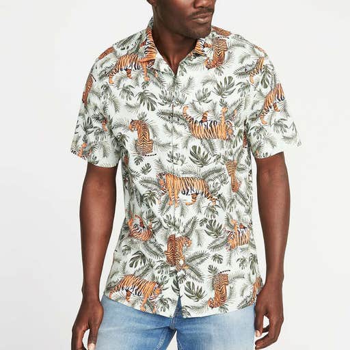 oldnavy.gap.com, Old Navy Slim-Fit Built-In Flex Getaway Shirt