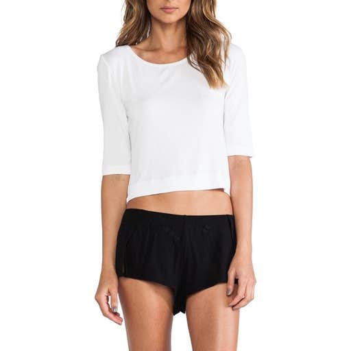 revolve.com, Only Hearts Feather Weight Crop Tee