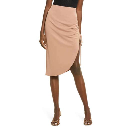 nordstrom.com, Open Edit Side Ruched Skirt