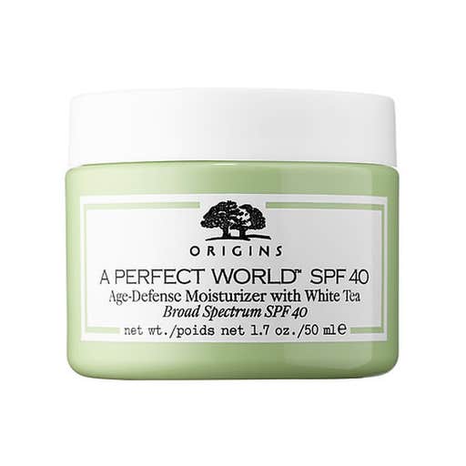 sephora.com, Origins A Perfect World™ SPF 40 Age-Defense Moisturizer with White Tea
