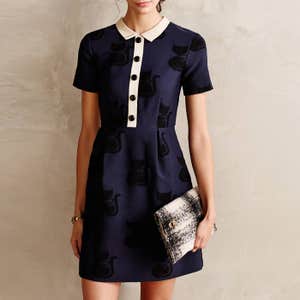 Orla Kiely House Cat Shift Dress