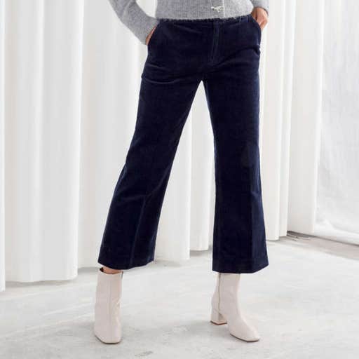 stories.com, & Other Stories Cropped Wide Corduroy Pants