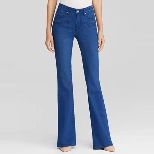 bloomingdales.com, Paige Denim Jeans High Rise Bell Canyon Flare in Frenchie