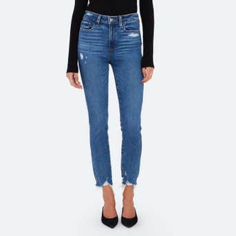 Paige Hoxton High Rise Skinny Ankle Jeans