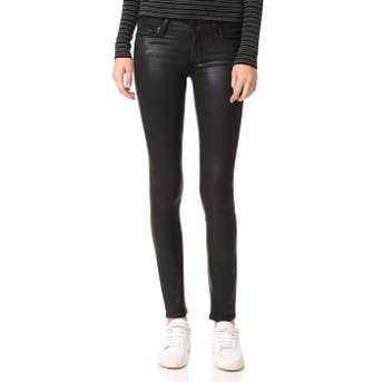 Paige Verdugo Ultra Skinny Jeans in Black Fog