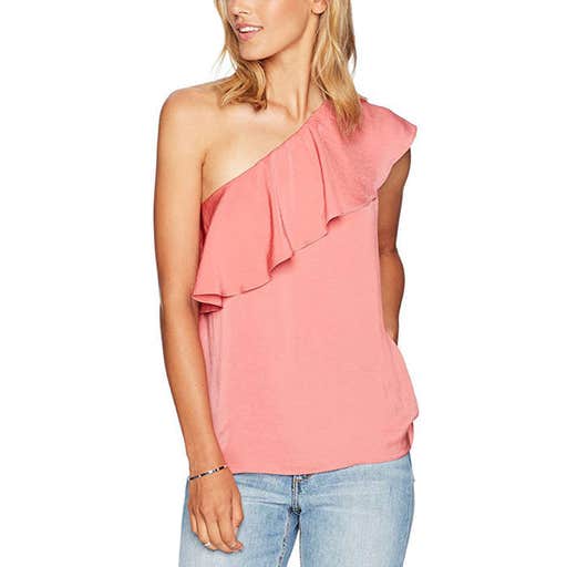 amazon.com, Paris Sunday One Shoulder Tank Top