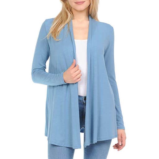amazon.com, Pastel by Vivienne Long Sleeve Jersey Cardigan
