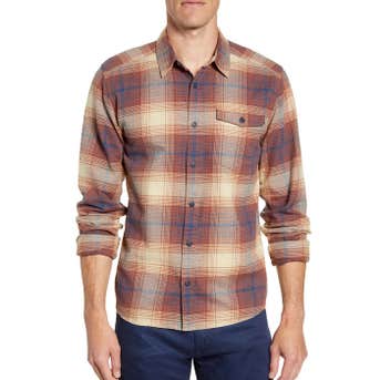 Patagonia Regular Fit Organic Cotton Flannel Shirt