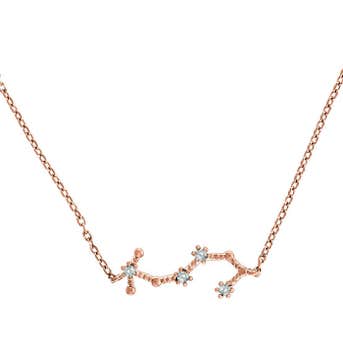 PAVOI 14K Gold Plated Zodiac Necklace