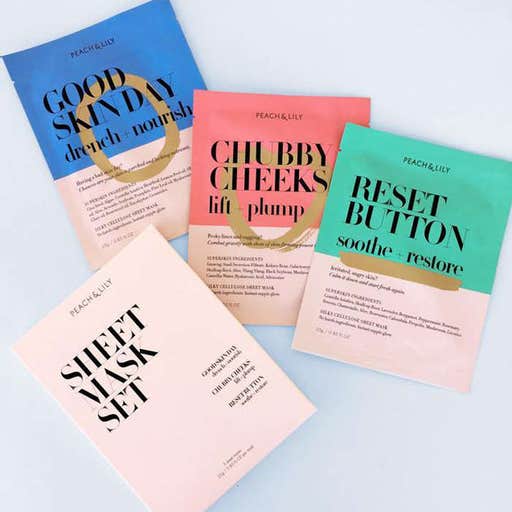 peachandlilly.com, Peach & Lily 3 Sheet Masks Set