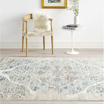 Persian Area Rugs Distressed Cream Area Rug