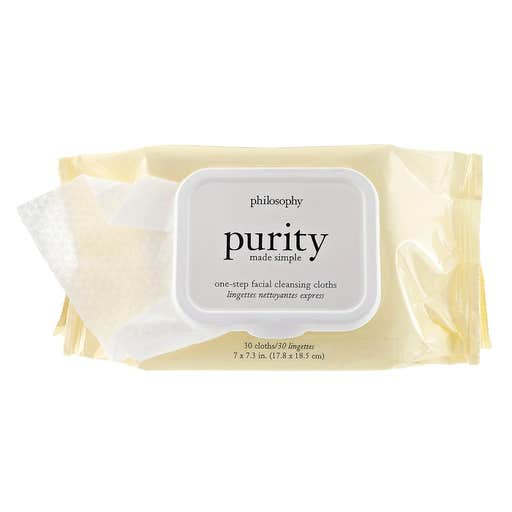 sephora.com, Philosophy Purity Made Simple One-Step Facial Cleansing Cloths