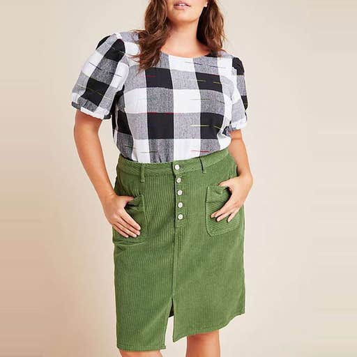 anthropologie.com, Pilcro And The Letterpress Pilcro Corduroy Pencil Skirt