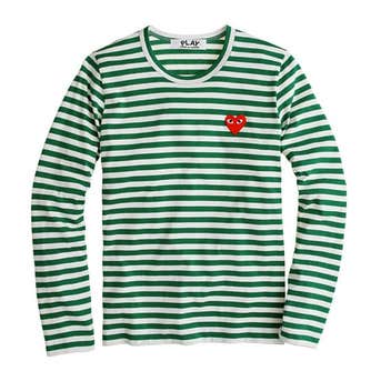 PLAY COMME DES GARÇONS® for J.Crew STRIPE HEART TEE