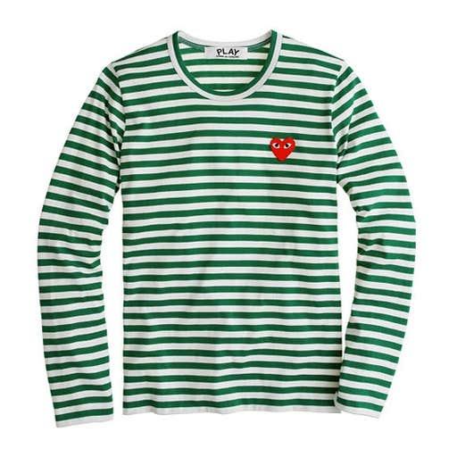 jcrew.com, PLAY COMME DES GARÇONS® for J.Crew STRIPE HEART TEE