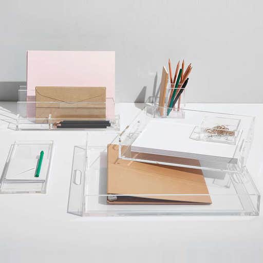 potterybarn.com, Pottery Barn Acrylic Desktop Organizer
