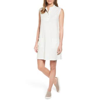 Press Henley Shift Dress