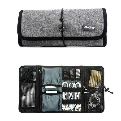 amazon.com, ProCase Roll-up Electronics Organizer