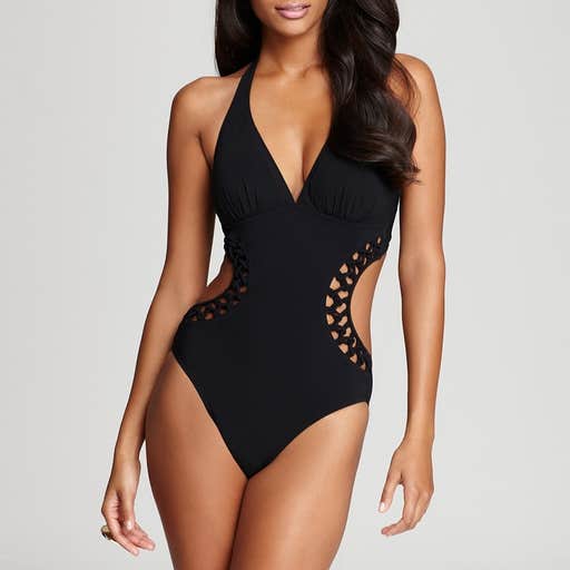 bloomingdales.com, Profile by Gottex Kenya Solid Cutout Monokini Swimsuit