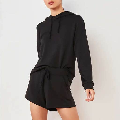 onequince.com, Quince SuperSoft Fleece Pullover Hoodie And SuperSoft Fleece Shorts