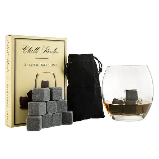 amazon.com, Quiseen Set of 9 Grey Beverage Chilling Stones