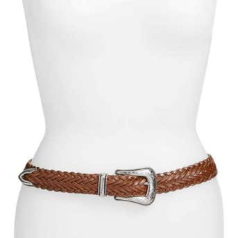 Rebecca Minkoff Braided Leather Belt