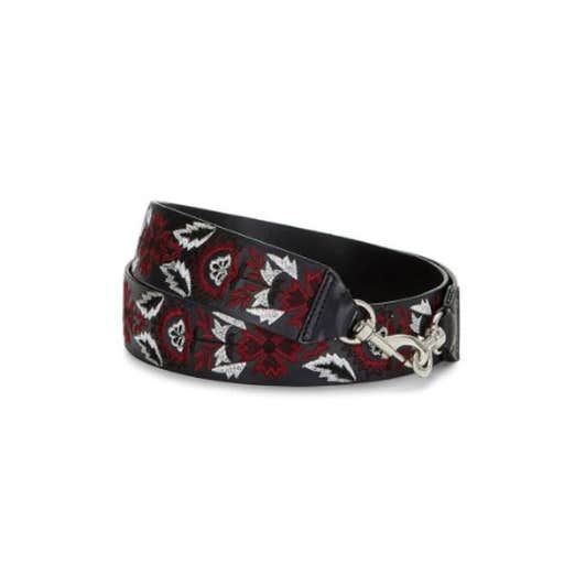 neimanmarcus.com, Rebecca Minkoff Metallic Floral-Embroidered Guitar Strap for Handbag