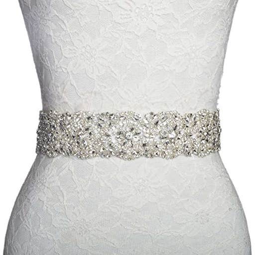 amazon.com, Redowa Beaded Wedding Dress Bridal Sash