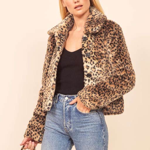 thereformation.com, Reformation Hampton Faux Fur Coat