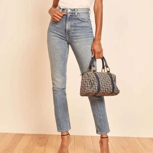 thereformation.com, Reformation Liza Ultra High Rise Straight Jeans