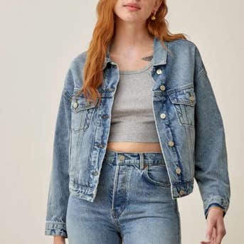 Reformation Madison Relaxed Jean Jacket
