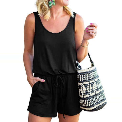 amazon.com, Reoria Scoop Neck Sleeveless Romper