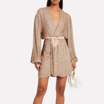 Retrofête Gabrielle Sequin Mini Dress