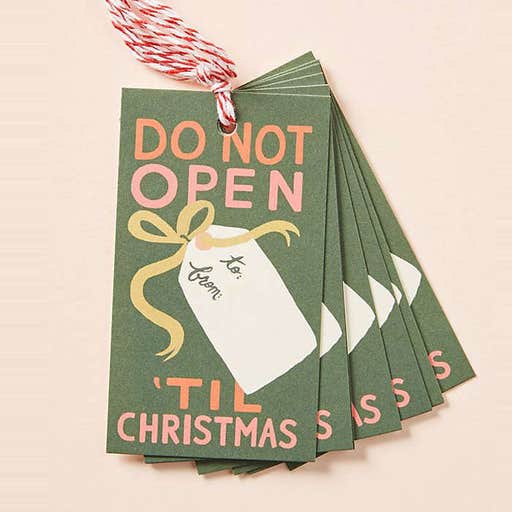 anthropologie.com, Rifle Paper Co. Don't Open Gift Tags