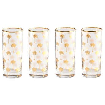 Rosanna Palm Tree Highball Glasses