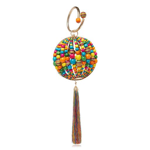 modaoperandi.com, Rosantica Billie Beaded Gold-Tone Wristlet