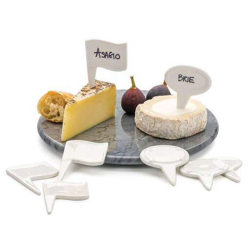 amazon.com, RSVP White Porcelain Cheese Markers