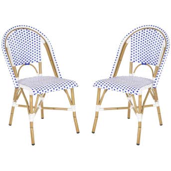 Safavieh Rural Woven Indoor Outdoor Stackable Dining Chairs