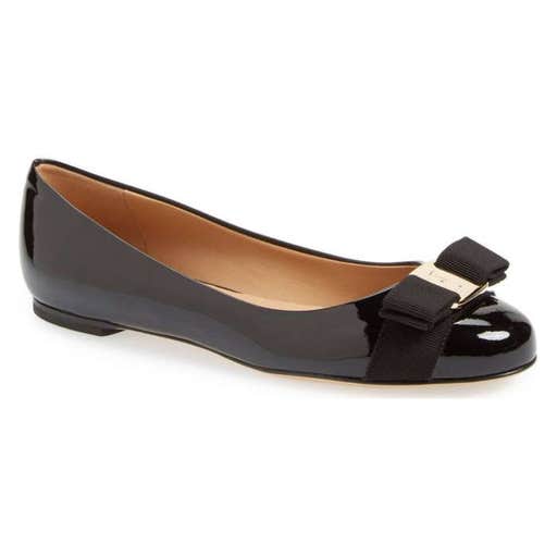 nordstrom.com, Salvatore Ferragamo Varina Leather Flat