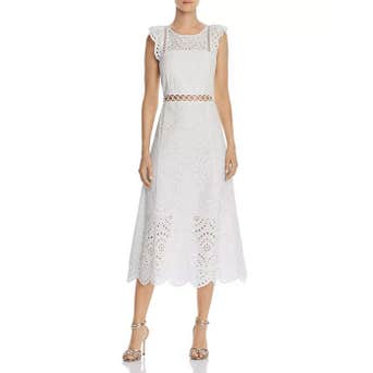 Sam Edelman Eyelet Midi Dress
