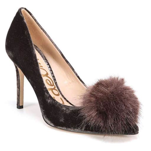 nordstrom.com, Sam Edelman Haroldson Pump with Faux Fur Pompom